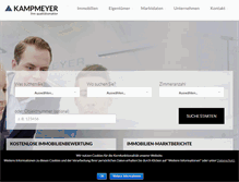 Tablet Screenshot of kampmeyer.com